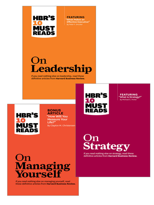 Cover image for HBR's 10 Must Reads Leader's Collection